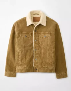 AE Corduroy Sherpa Trucker Jacket 5 AE Corduroy Sherpa Trucker Jacket -Top Men Apparel 0106 1589 209 f