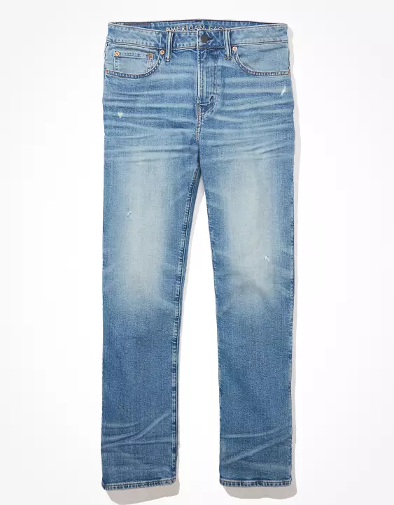 AE AirFlex+ Distressed Relaxed Straight Jean 3 AE AirFlex+ Distressed Relaxed Straight Jean - Image 3