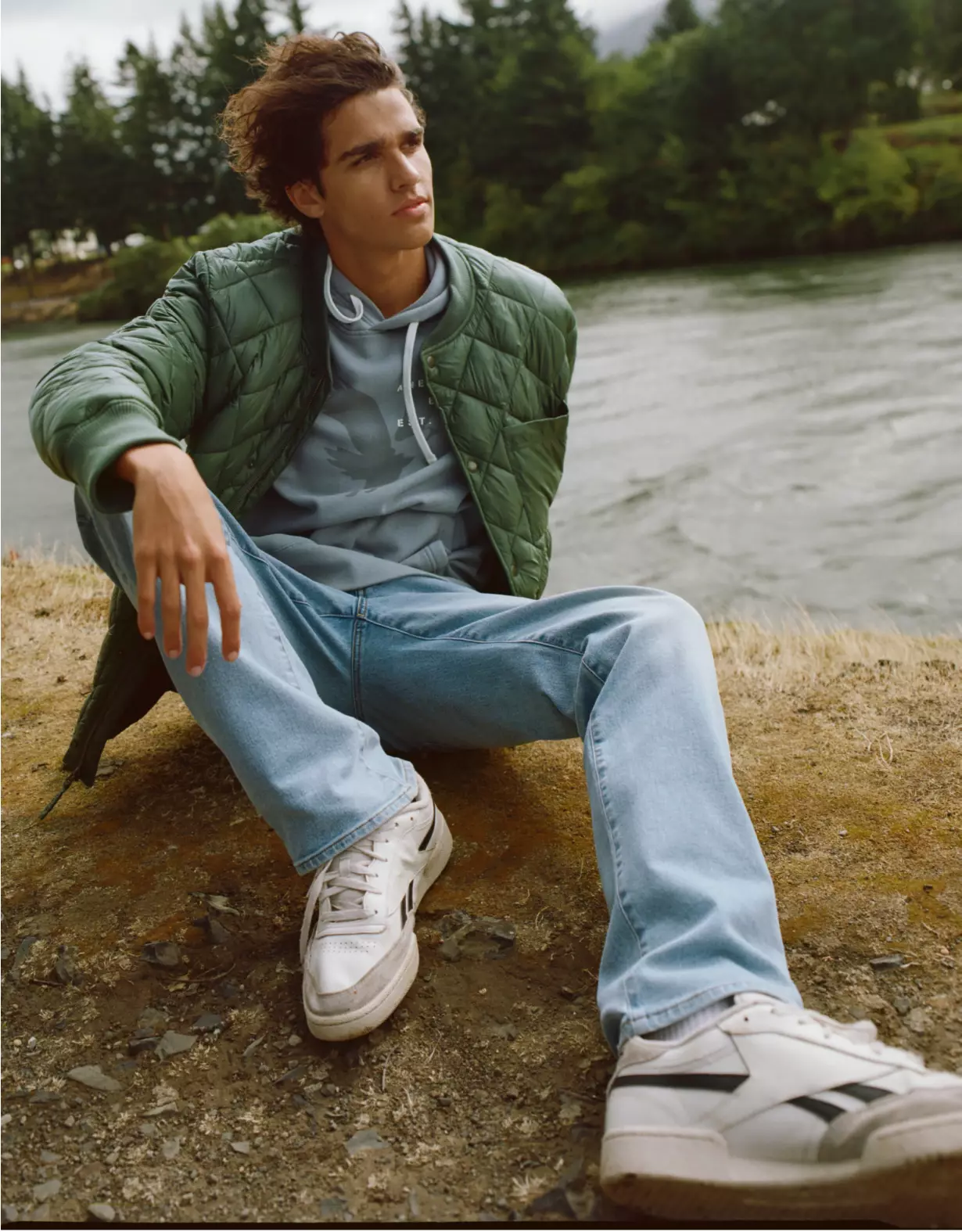 AE AirFlex+ Ultrasoft Distressed Original Bootcut Jean 1 AE AirFlex+ Ultrasoft Distressed Original Bootcut Jean