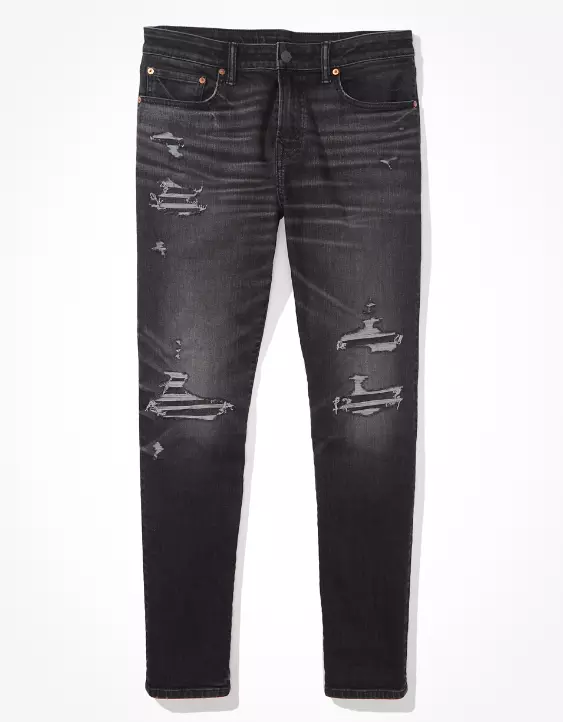 AE AirFlex+ Patched Athletic Fit Jean 3 AE AirFlex+ Patched Athletic Fit Jean - Image 3