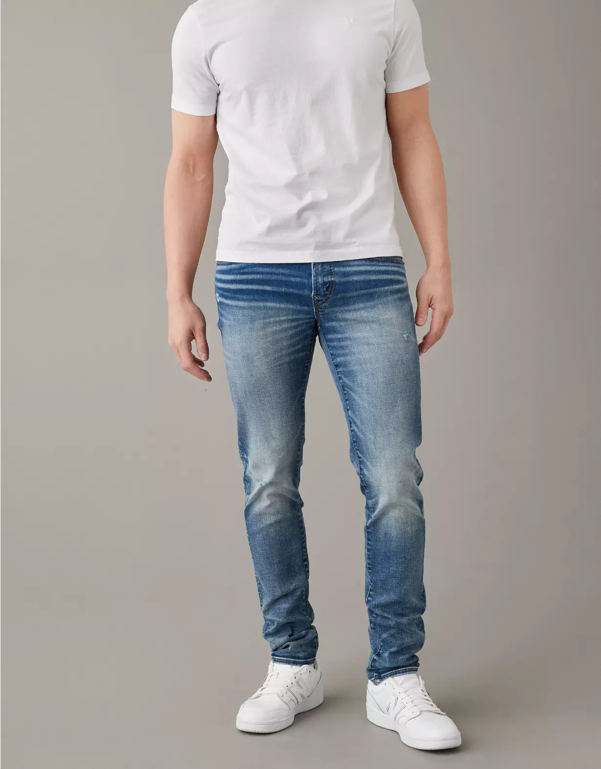 AE AirFlex+ Distressed Skinny Jean 1 AE AirFlex+ Distressed Skinny Jean