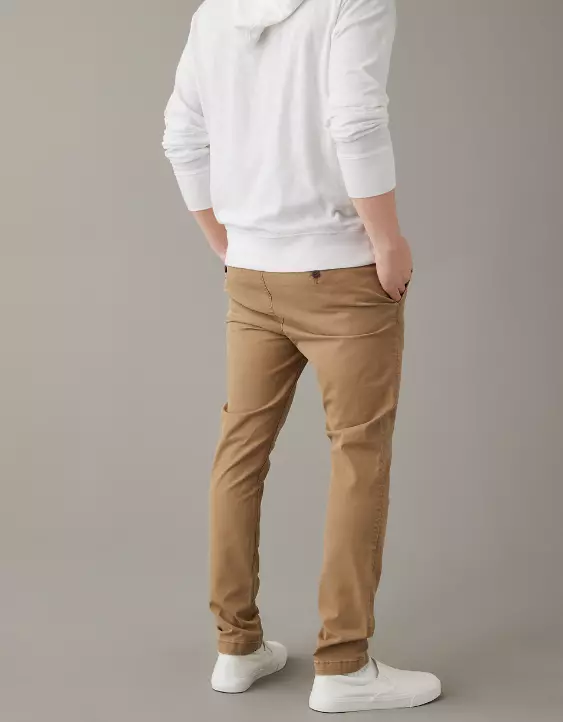 AE Flex Skinny Lived-In Khaki Pant 2 AE Flex Skinny Lived-In Khaki Pant - Image 2