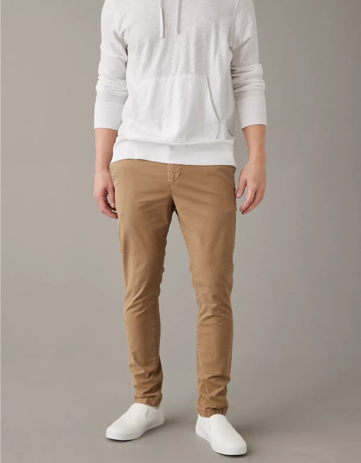 AE Flex Skinny Lived-In Khaki Pant 1 AE Flex Skinny Lived-In Khaki Pant