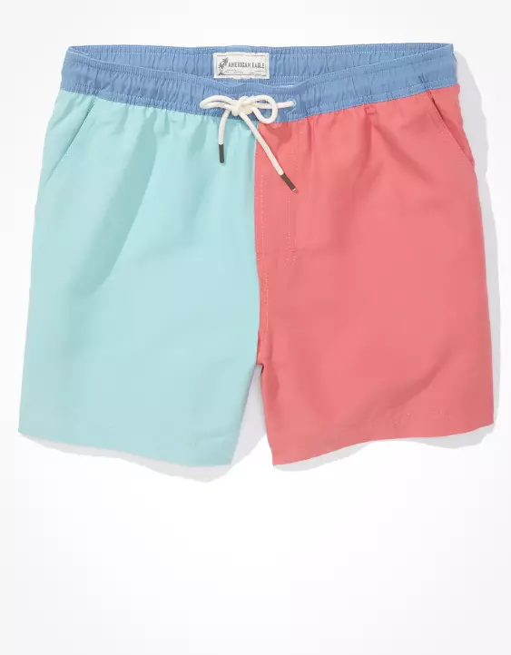 AE 5.5" Colorblock Swim Trunk 3 AE 5.5" Colorblock Swim Trunk - Image 3