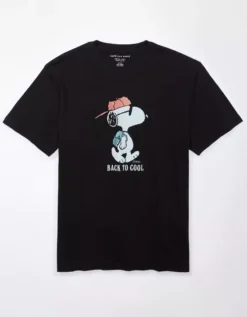 AE Super Soft Snoopy Graphic T-Shirt -Top Men Apparel 0160 1803 001 f