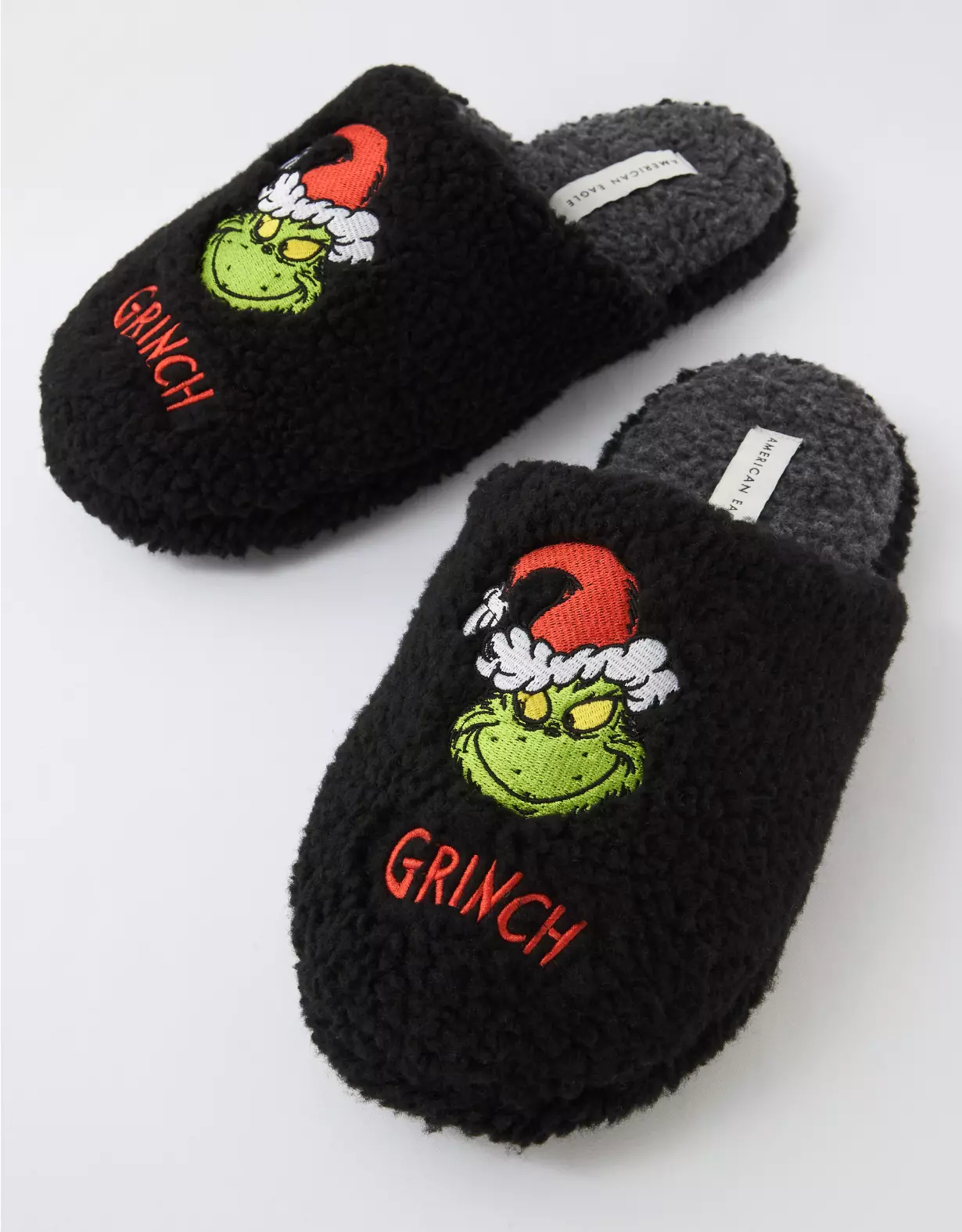 AE Grinch Fleece Slipper 1 AE Grinch Fleece Slipper