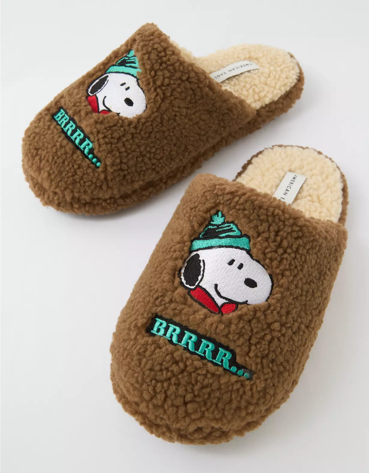 AE Snoopy Fleece Slipper 1 AE Snoopy Fleece Slipper