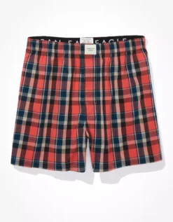 AEO Plaid Flannel Boxer Short -Top Men Apparel 0220 0001 199 f
