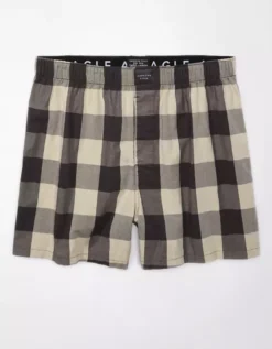 AEO Plaid Stretch Boxer Short -Top Men Apparel 0220 0051 008 f