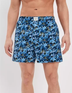AEO Blue Camo Stretch Boxer Short