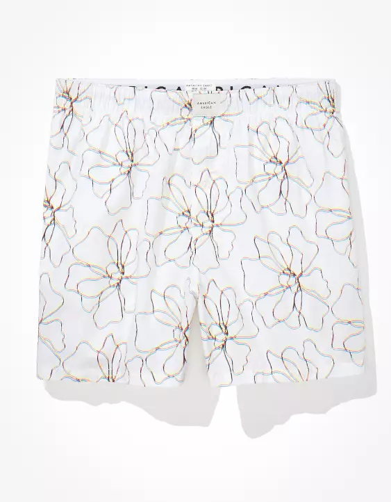AEO Floral Sketch Stretch Boxer Short 3 AEO Floral Sketch Stretch Boxer Short - Image 3