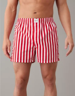 AEO Christmas Stripes Stretch Boxer Short
