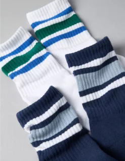 AE Striped Crew Sock 2-Pack