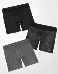 Top Men Apparel 12 AEO 6" Active Flex Boxer Brief 3-Pack
