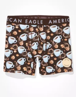 AEO Coffee Scratch + Sniff 6" Classic Boxer Brief 5 AEO Coffee Scratch + Sniff 6" Classic Boxer Brief -Top Men Apparel 0235 3425 200 f