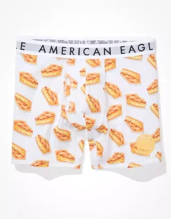 AEO Apple Pie Scratch + Sniff 6" Classic Boxer Brief -Top Men Apparel 0235 3429 100 f