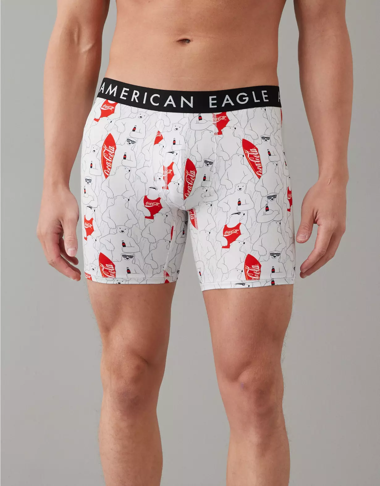 AEO Coca-Cola Bears 6" Classic Boxer Brief 1 AEO Coca-Cola Bears 6" Classic Boxer Brief