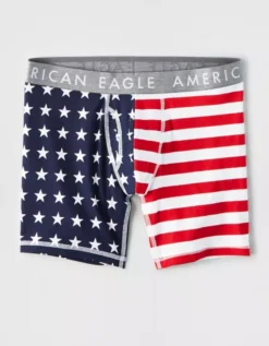 AEO Stars + Stripes 6" Boxer Brief -Top Men Apparel 0235 8659 400 f