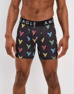AEO Colorful Eagles 6" Flex Boxer Brief