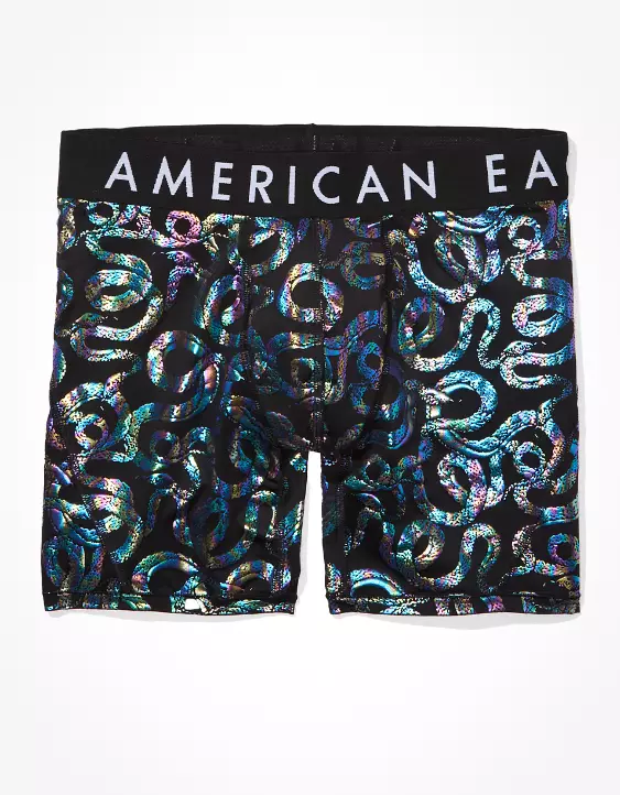 AEO Silver Snakes 6" Flex Boxer Brief 3 AEO Silver Snakes 6" Flex Boxer Brief - Image 3