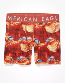 AEO Orange Burst 6" Flex Boxer Brief -Top Men Apparel 0236 3305 800 f