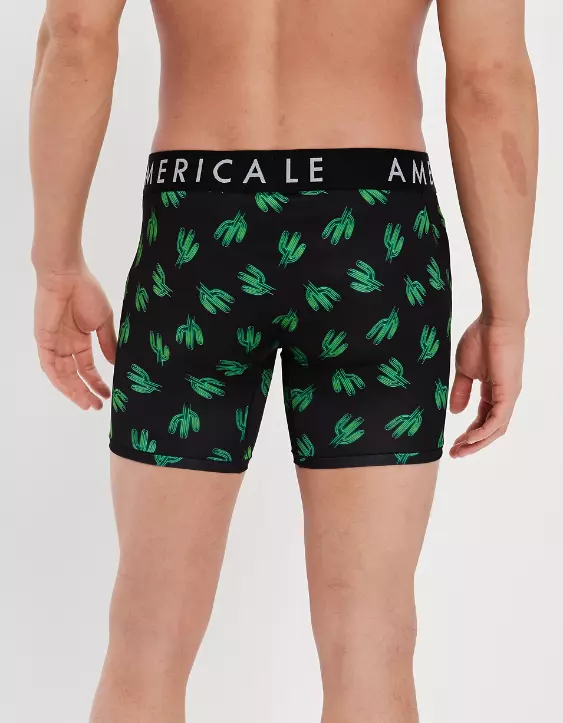 AEO Neon Cacti 6" Flex Boxer Brief 2 AEO Neon Cacti 6" Flex Boxer Brief - Image 2