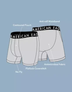 AEO 6" Flex Boxer Brief 3-Pack -Top Men Apparel 0236 3890 900 d3
