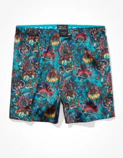 AEO Paisley Satin Pocket Boxer Short -Top Men Apparel 0238 3387 310 f