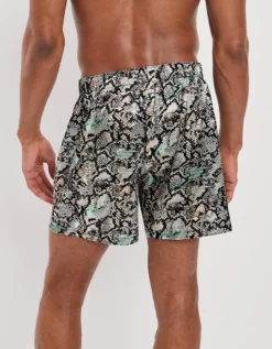 AEO Snake Skin Satin Pocket Boxer Short 5 AEO Snake Skin Satin Pocket Boxer Short -Top Men Apparel 0238 3423 100 ob