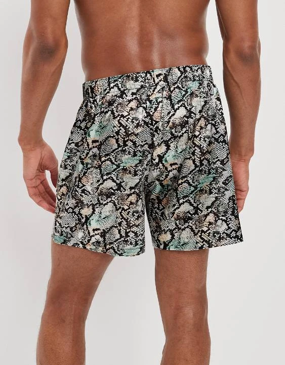 AEO Snake Skin Satin Pocket Boxer Short 3 AEO Snake Skin Satin Pocket Boxer Short - Image 3