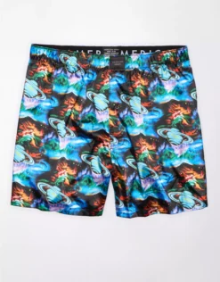 AEO Galaxy Satin Pocket Boxer Short