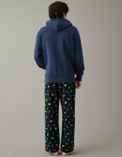 AE Printed Flannel PJ Pant -Top Men Apparel 0239 7421 001 ob