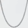 West Coast Jewelry Stainless Steel Polished Spiga Chain Necklace