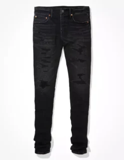 AE AirFlex+ Patched Stacked Skinny Jean -Top Men Apparel 1113 6028 080 f