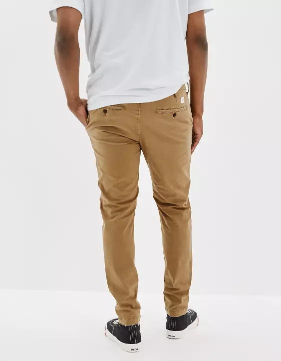 AE Flex Athletic Skinny Lived-In Khaki Pant 2 AE Flex Athletic Skinny Lived-In Khaki Pant - Image 2