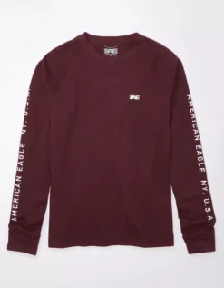 AE 24/7 Long-Sleeve Graphic Thermal T-Shirt -Top Men Apparel 1182 3378 613 f