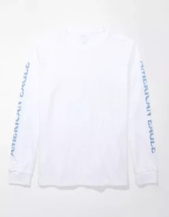 AE Super Soft Long-Sleeve Graphic T-Shirt -Top Men Apparel 1182 3389 100 f