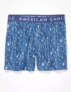 AEO Geo Print Ultra Soft Pocket Boxer Short -Top Men Apparel 1237 0030 450 f