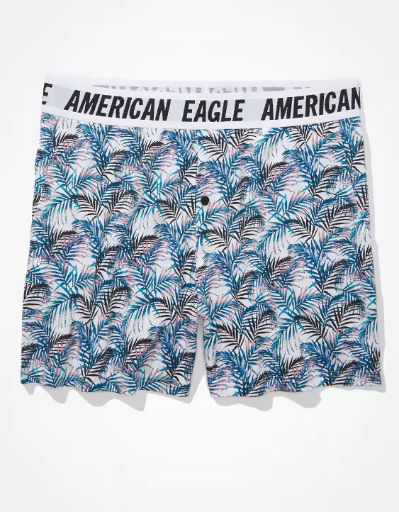 AEO Palm Trees Ultra Soft Pocket Boxer Short 3 AEO Palm Trees Ultra Soft Pocket Boxer Short - Image 3