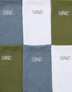 AE 24/7 Active Crew Sock 3-Pack -Top Men Apparel 2227 7349 309 b