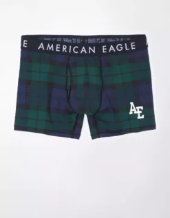 AEO Plaid 4.5" Classic Boxer Brief 5 AEO Plaid 4.5" Classic Boxer Brief -Top Men Apparel 3234 0030 300 f