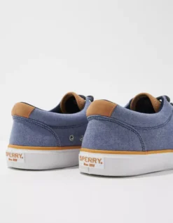 Sperry Men's Striper II CVO SeaCycled Twill Sneaker -Top Men Apparel 7213 7396 410 d1